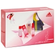 Подарочный набор Adidas "Fruity Rhythm" Туалетная вода, дезодорант аэрозоль, гель для душа "Full Balance", сумка для дневного использования Товар сертифицирован инфо 9946o.